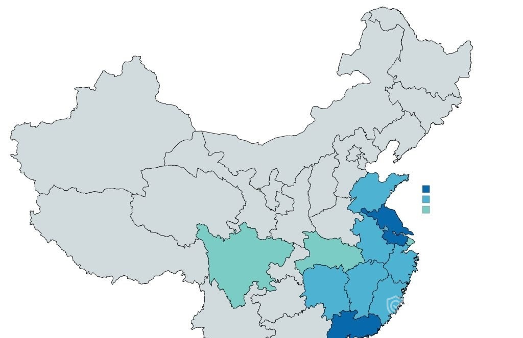 Solar panels battery storage suppliers in China map