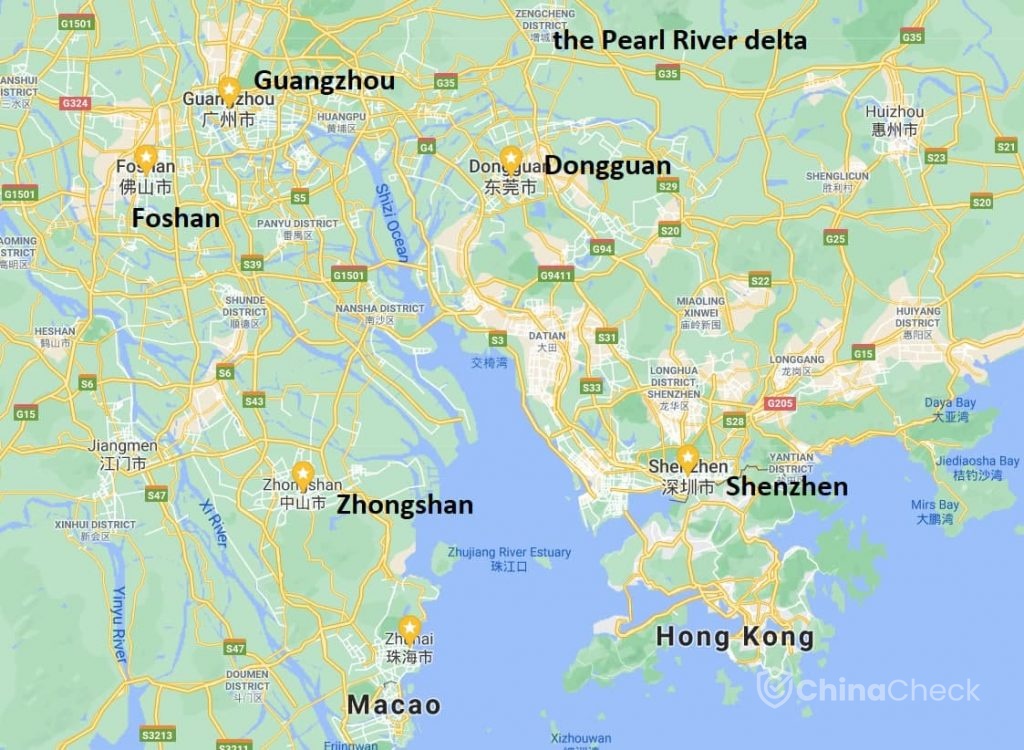 Furniture production areas in China