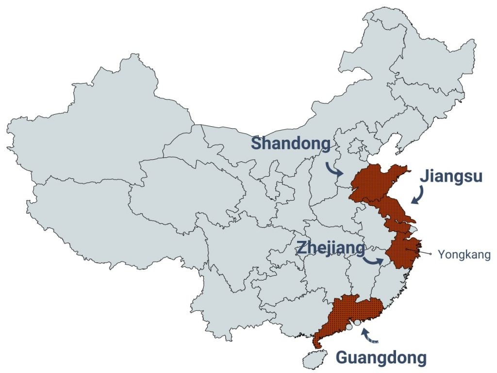 Importing hardware from China to the US manufacturers in Chin