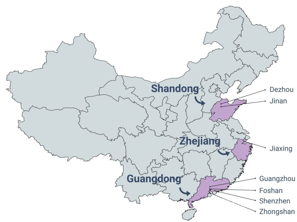 Heat pumps producers in China