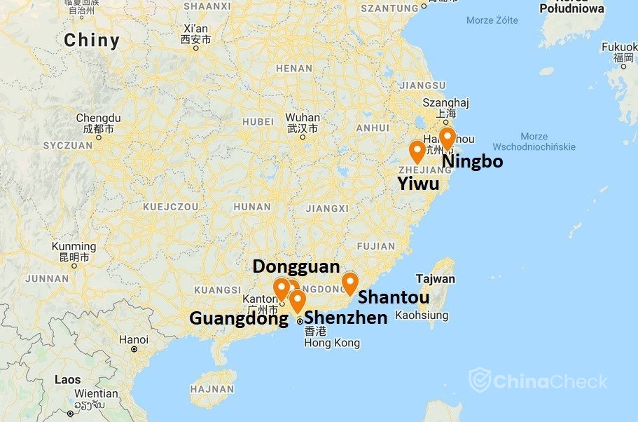 Push Bubble from China - map