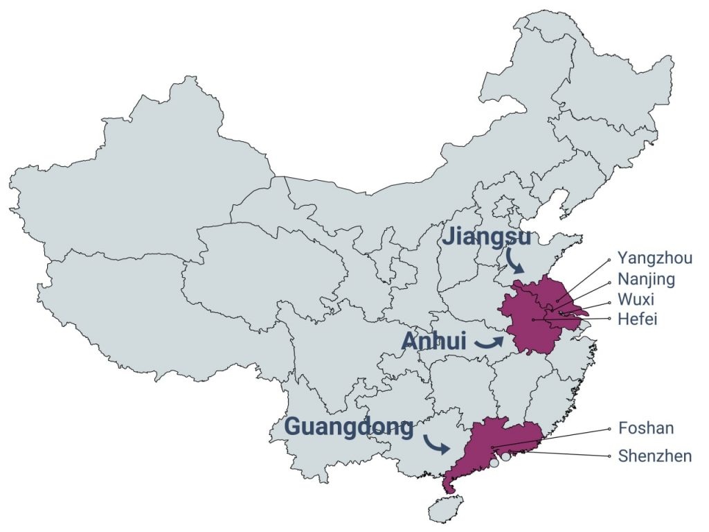 Importing PV panels from China to the US manufacturers map