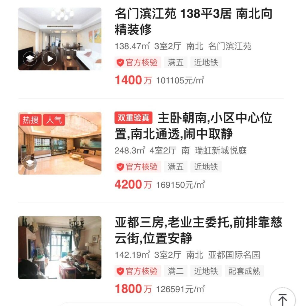 Cost of living in Shanghai buying a flat