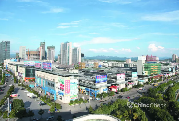 Jindu market in Yongkang