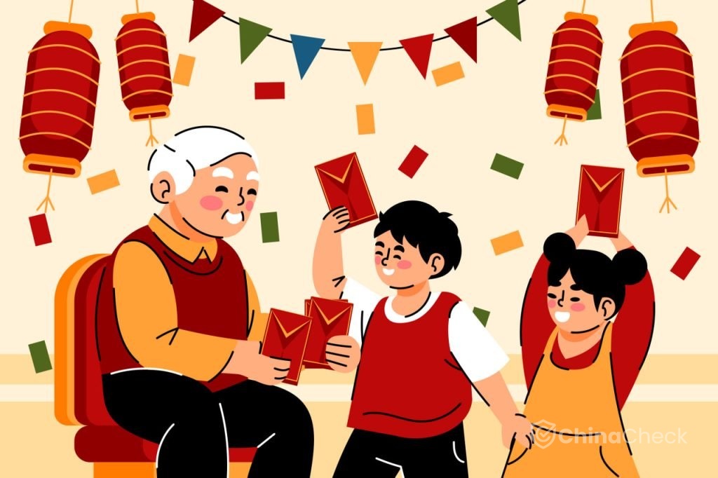 Red envelopes in China