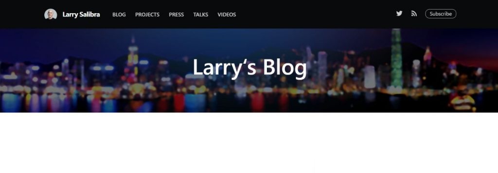 Larry's blog China