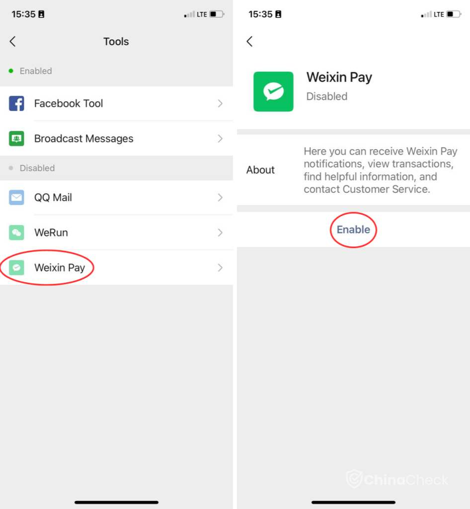 set up wechat pay 3