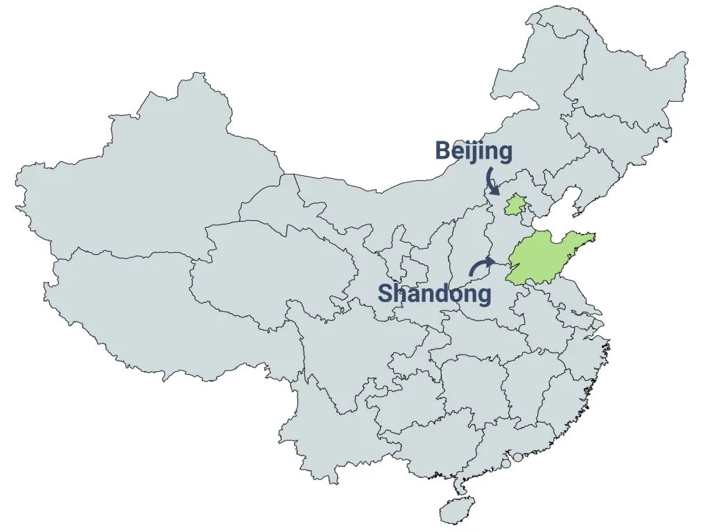 Shandong Province in China