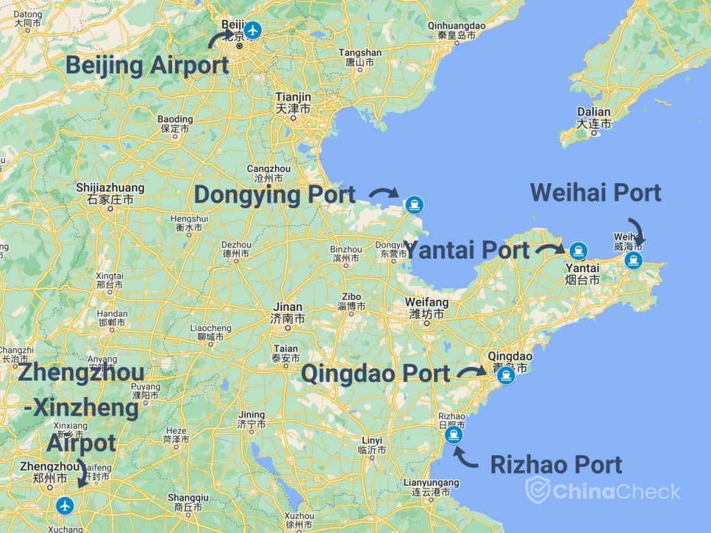 Shandong ports