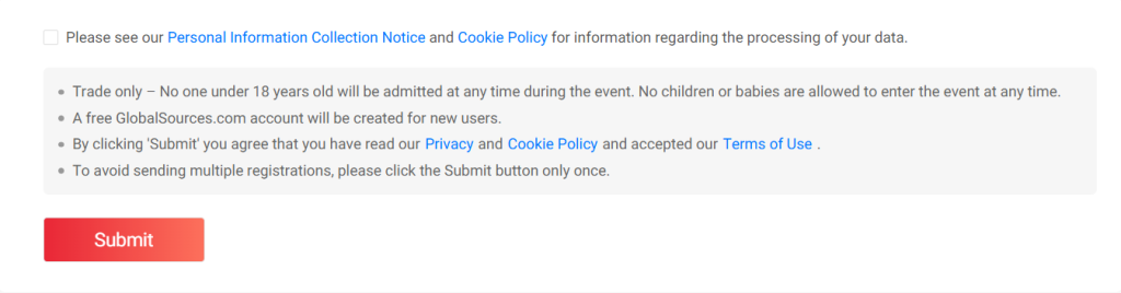 global sources registration step 4