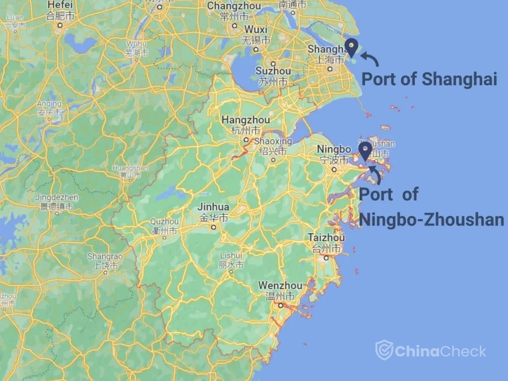 Ports in Zhejiang Province